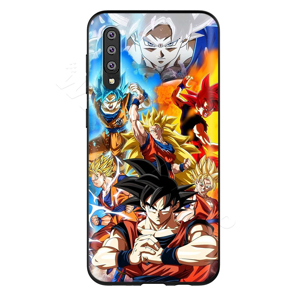 Webbedepp Dragon Ball Z DBZ Goku чехол для samsung Galaxy S7 S8 S9 S10 Edge Plus Note 10 8 9 A10 A20 A30 A40 A50 A60 A70 - Цвет: 6