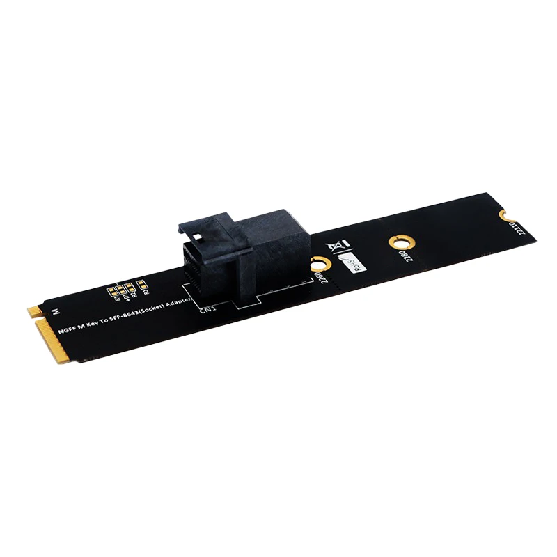 Адаптер для карты памяти M.2 адаптер Minisas HD SFF-8643 36Pin поддерживает протокол NVME |