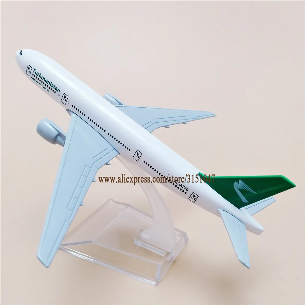 

16cm Air Turkmenistan Boeing 777 B777 Airlines Plane Model Alloy Metal Diecast Model Airplane Aircraft Airways