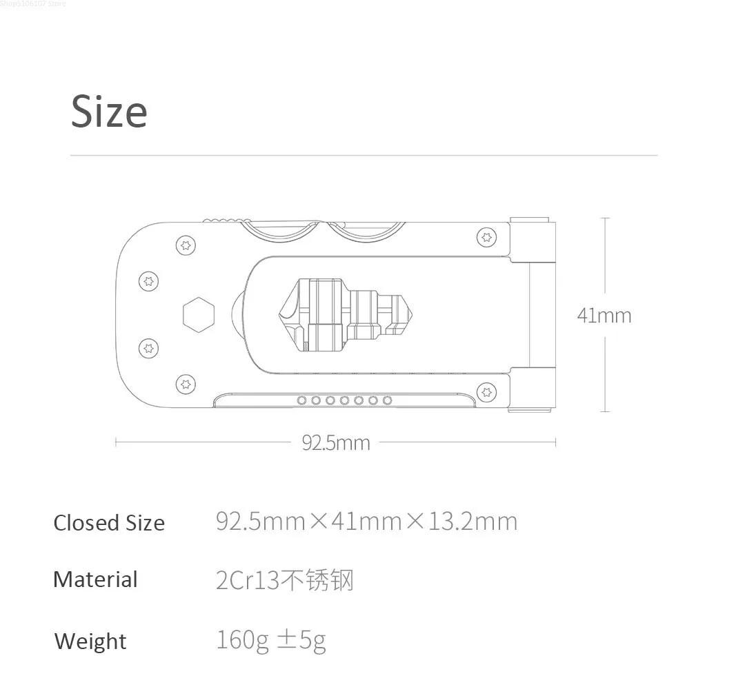 Xiaomi NexTool Многофункциональный велоинструменты Магнитная гильза изысканный и портативный наружный ремонтный ключ