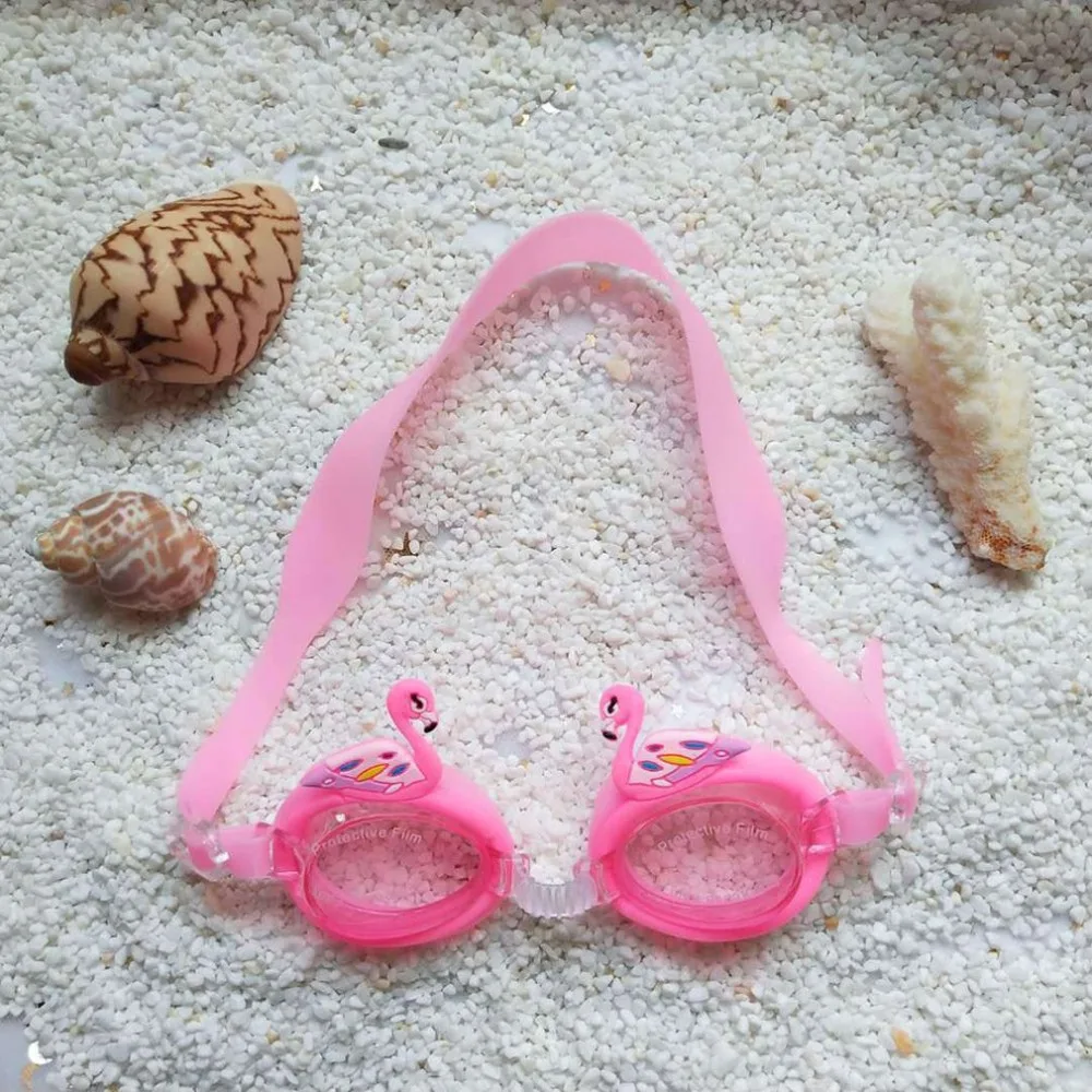 Мультяшные очки Краб Детские Водонепроницаемые и противотуманные плавательные очки для мальчиков и девочек Детские средства для обучения плаванию