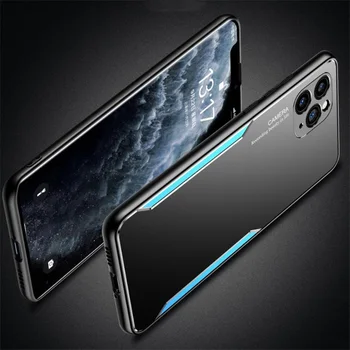 

For Iphone 11 Pro Max Case Hard Metal Aluminum Silicone Protective Bumper Phone Case For Iphone Xr Xs Max 7 8 Plus Se 2020 Cover
