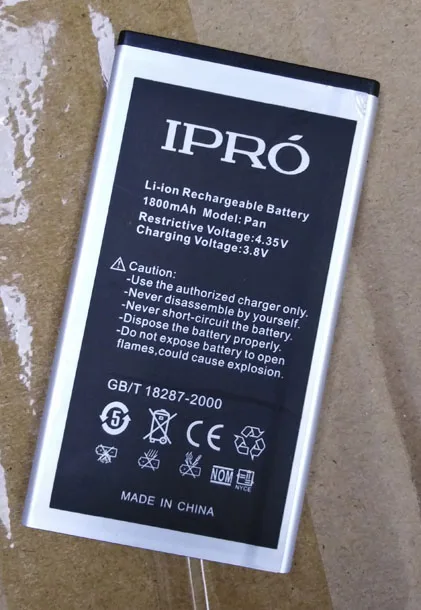 1800mAh 3,7 V батарея для IPRO pan Мобильный телефон батарея Замена частей