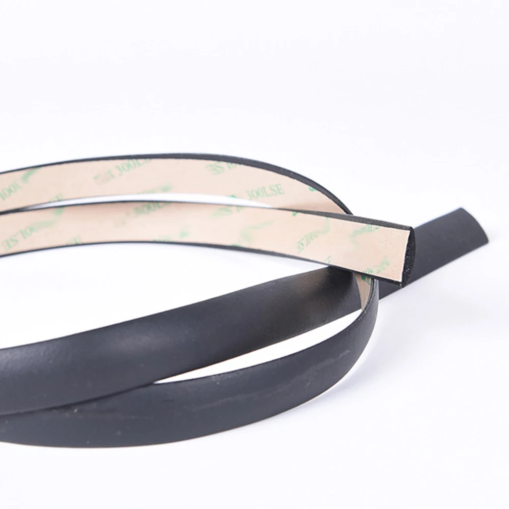 Joint D'étanchéité Caoutchouc Pour Vitre De Voiture - Bande Auto-adhésive De 1m, Noir, Universelle