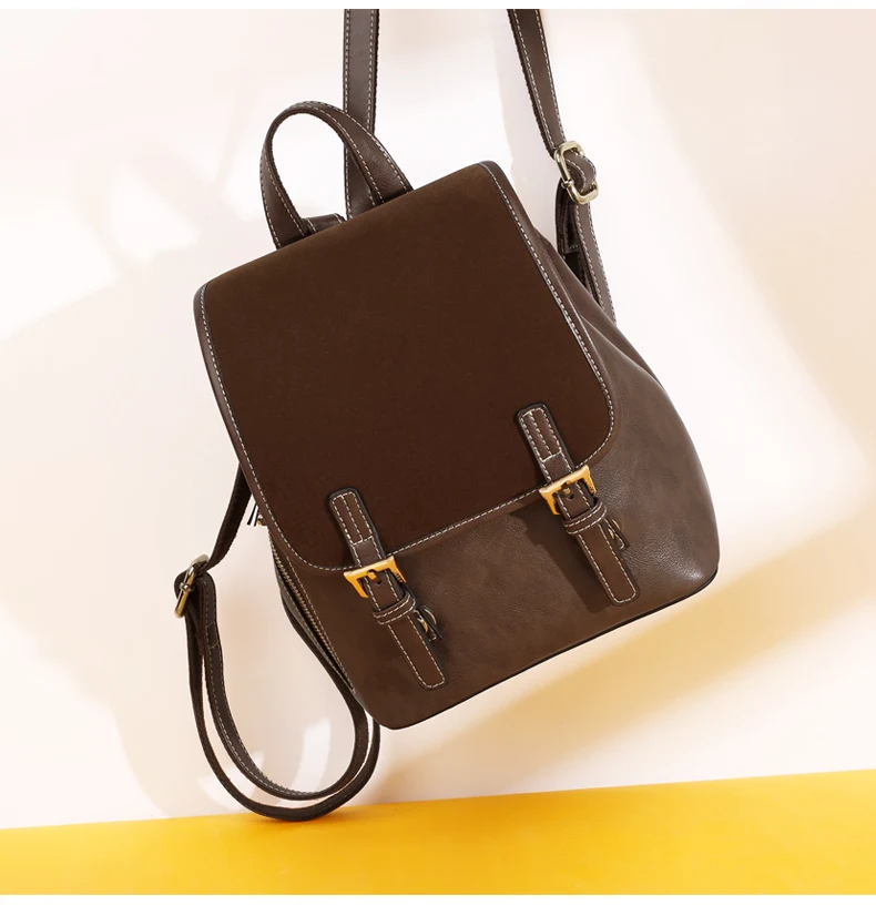 FOXER Eangland стиль женский рюкзак из воловьей кожи ретро женский деловой рюкзак студенческий большой емкости школьный рюкзак ноутбук сумка