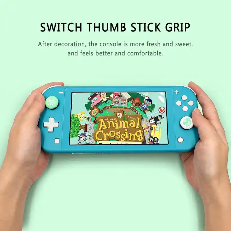 switch lite thumb grips animal crossing