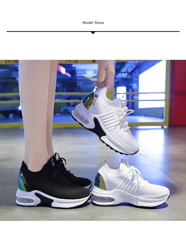 CINESSD/кроссовки на платформе; Zapatos De Mujer; Новинка; женские кроссовки на танкетке; модная повседневная обувь для женщин