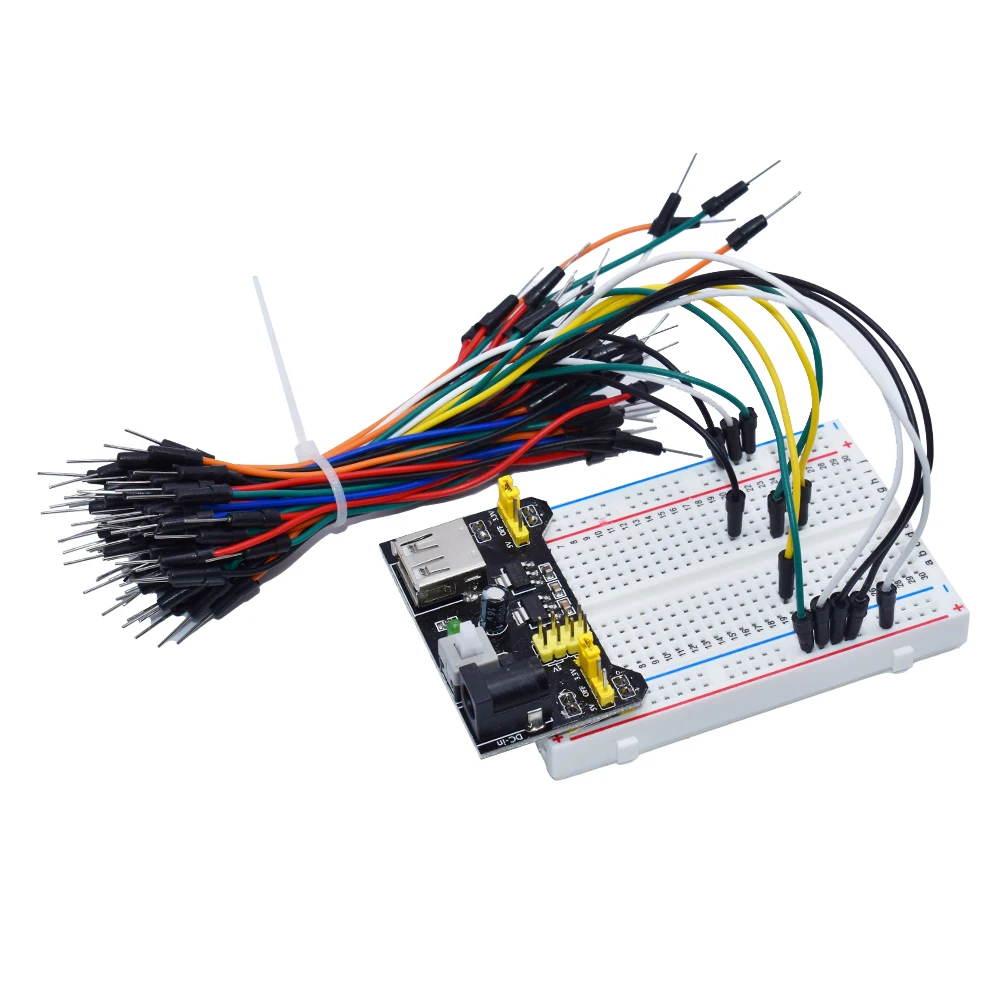NEW MB-102 MB102 Breadboard 400 830 Point Solderless PCB Bread Board Test Develop DIY for arduino laboratory SYB-830 image 17