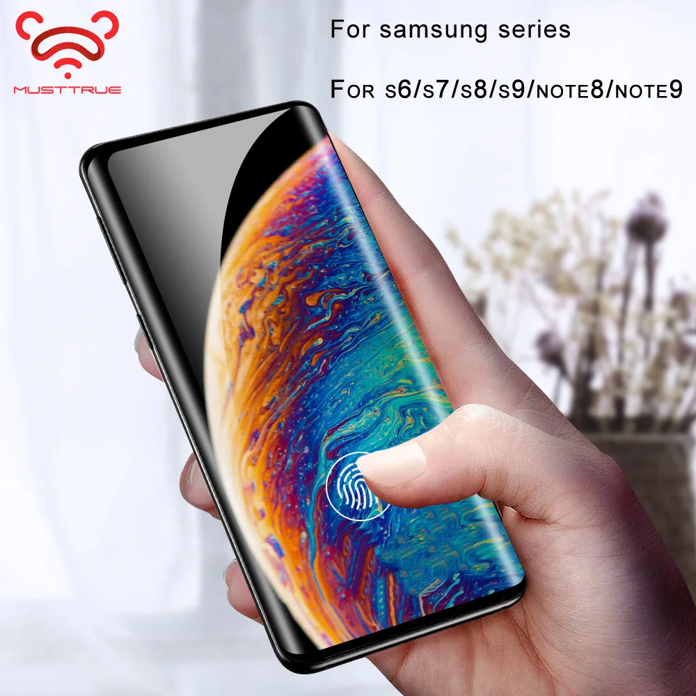 MUSTTRUE Защитная стеклянная пленка для samsung Galaxy S8 S9 Plus S6 S7 Edge S 6 Note 8 9 |