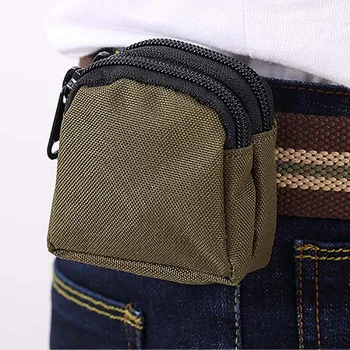 

Hunting EDC Pack Tactical Molle Waist Bag Practical Coin Purse Military Earphone Money Bag Camping Hiking Pouch