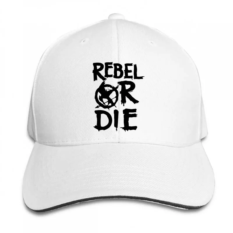 Унисекс Rebel Or Die-s Hunger Games DVD Movie Mocking Jay Подарочная бейсболка для мужчин и женщин Кепка для водителя грузовика модная Регулируемая Кепка - Цвет: 2-White
