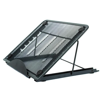 

Steel Mesh Laptop Tablet Stand Rack Folding Adjustable Computer Notebook Table Holder Bracket Rac