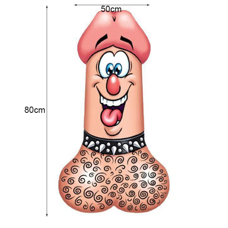 50*80 см надувной пенис пародия алюминий плавающий шар девичник вечерние украшения воздушный шарик Вилли курица олень вечерние поставки