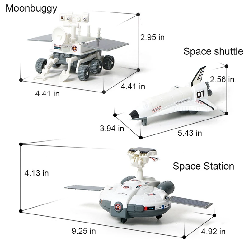 3 в 1 развивающая игрушка на солнечной энергии, космический корабль, лунный разведочный парк, сделай сам, набор солнечных роботов для трансфомации, новинка, детский подарок