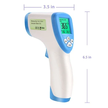 

Infrared Thermometer No-contact Digital Thermometers Forehead Temperature Meter Color Random DC120