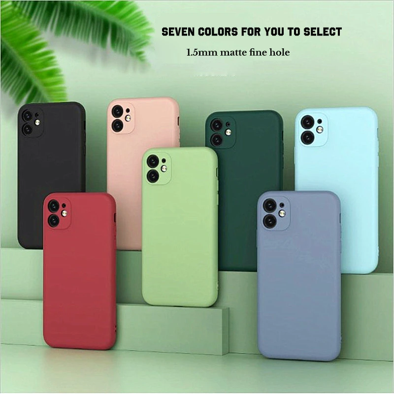 Оригинальный Роскошный чехол из жидкого силикона для Apple iPhone 11 12 Pro Max mini 7 8 6 6S Plus XR X
