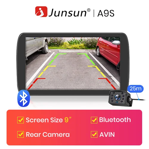 Junsun " HD Автомобильный gps навигатор FM Bluetooth AVIN Navitel новейшая Европейская карта Sat nav грузовик gps навигаторы автомобильные A9 - Размер экрана, дюймов: With Camera With BT