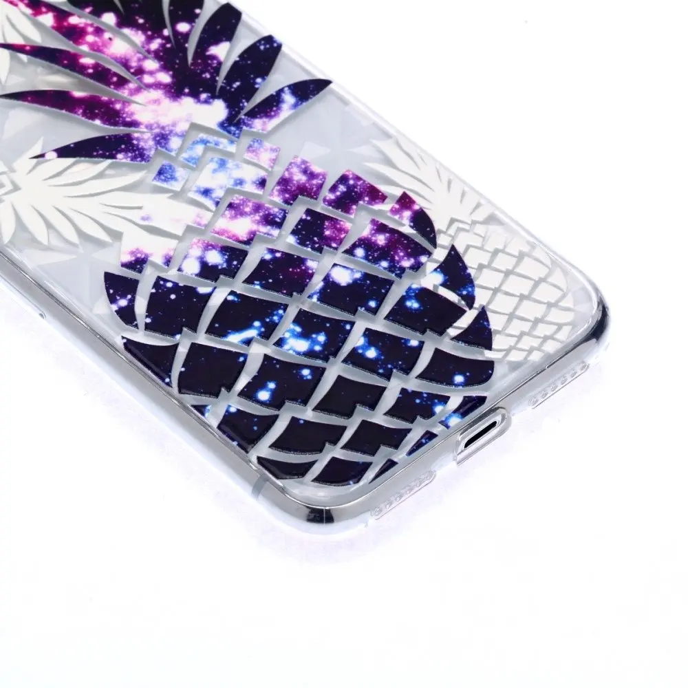 LAPOPNUT Phone Cases for Samsung Galaxy A70 A50 A40 A20e A20 A10e A10 A30 Pineapple Clear Soft Silicone Bumper Back Cover Coque
