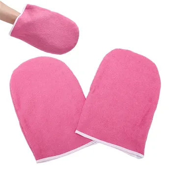 

1pair Wax Protection Gloves Paraffin Wax Protection Hand Gloves for Warmer Wax Heater Professional Mini SPA Cotton Mittens