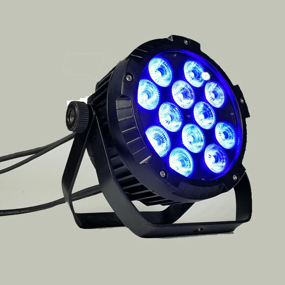 4 шт./12x18 Вт rgbwa УФ 6 в 1 Водонепроницаемые светодиодные светильники dmx512