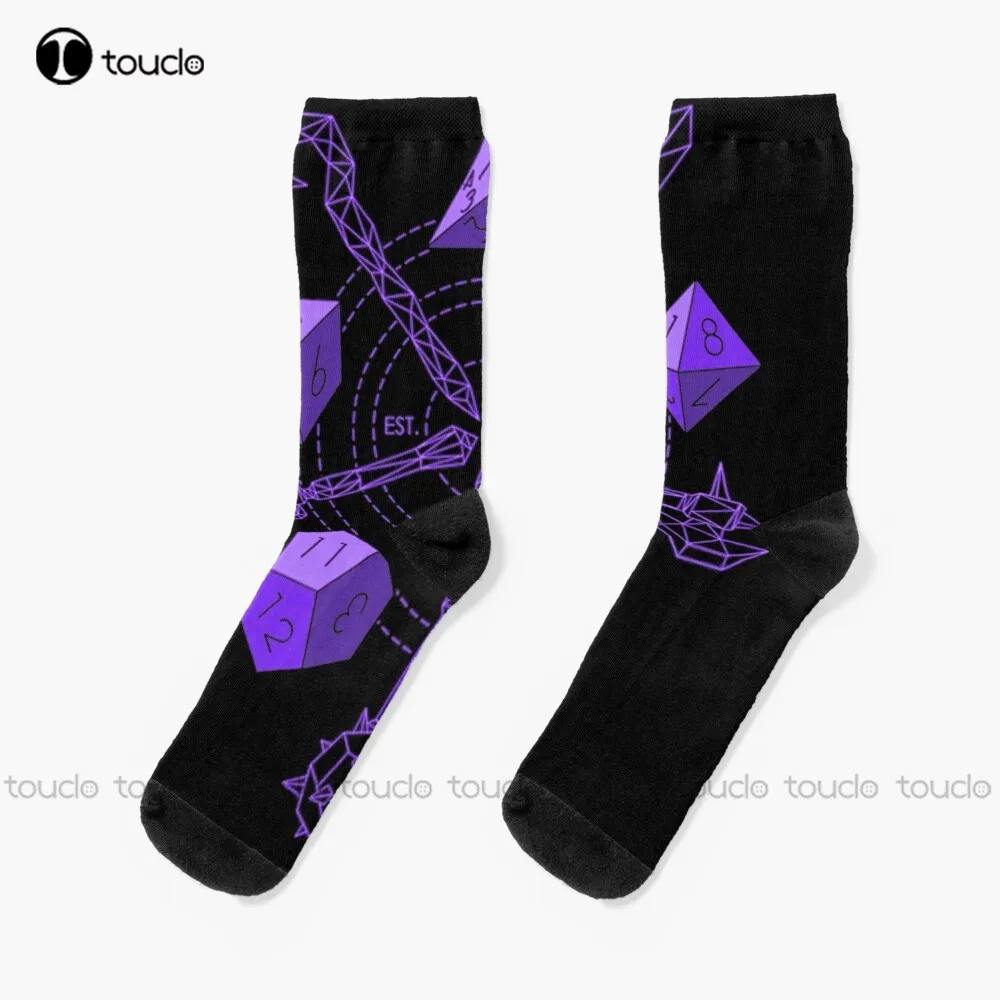 

Roleplayer - Choose Your Purple Weapon Socks Hiking Socks Men Personalized Custom Unisex Adult Teen Youth Socks Hd High Quality