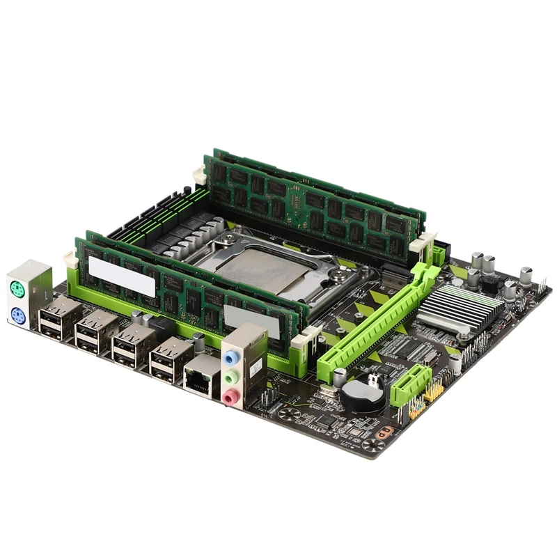 AAAJ-X79G LGA2011 практичная материнская плата для настольного компьютера с процессором E5 2689 4x8G ECC ram