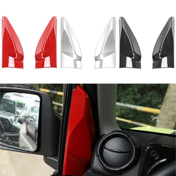 

Car Stikcers for Suzuki Jimny 2019 2020 A Pillar Decaration Cover Trim ABS Silver Red Carbon Fiber Car Accessories