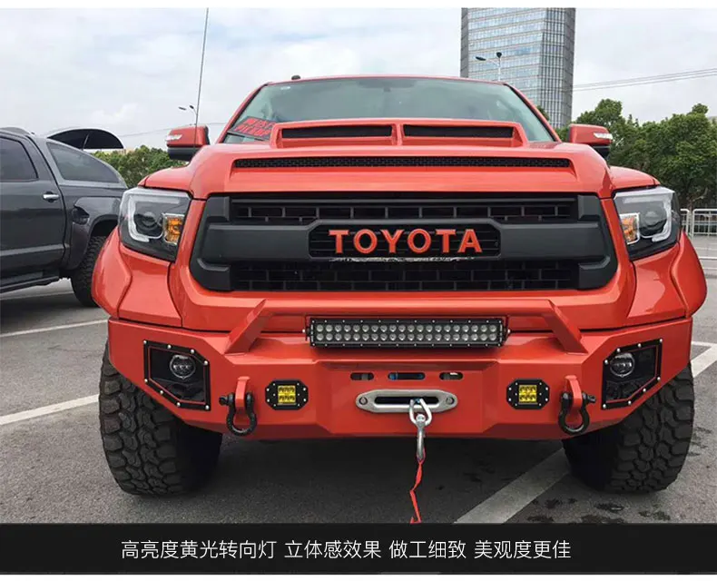 Фара для Toyota Tundra- светодиодный фары для- Sequoia светодиодный налобный фонарь биксенон светодиодный DRL фара в сборе