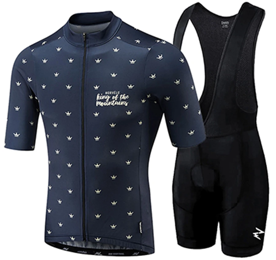 Pic Color Morvelo, мужская летняя одежда для велоспорта, комплекты одежды с коротким рукавом, шорты на лямках, Мужские дышащие шорты на лямках, комплект для велоспорта - Цвет: Pic Color