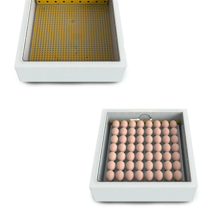 Евро вилка, 56 яиц автоматический инкубатор для яиц с ЖК-дисплеем Цифровой сельскохозяйственный инкубатор для фермы куриный расческа инкубатор для яиц