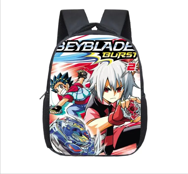 Picture color 12 дюймов Аниме Beyblade Burst рюкзаки для детей студенческий рюкзак для книг Повседневный Рюкзак Мультфильм Mochila школьные подарки - Цвет: Picture color