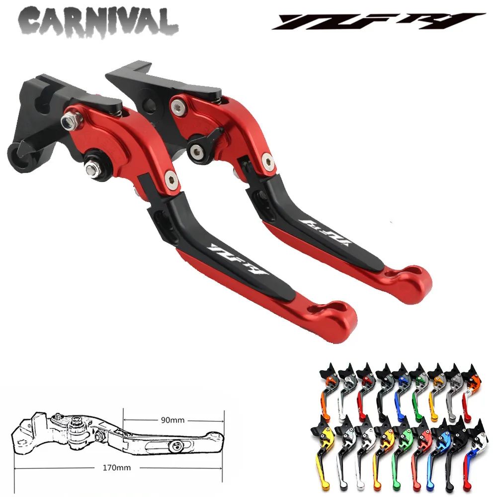 Выдвижные рычаги тормозной муфты для мотоцикла Yamaha YZF R1 / R1M R1S 2015 2016 2017 2018 CNC |