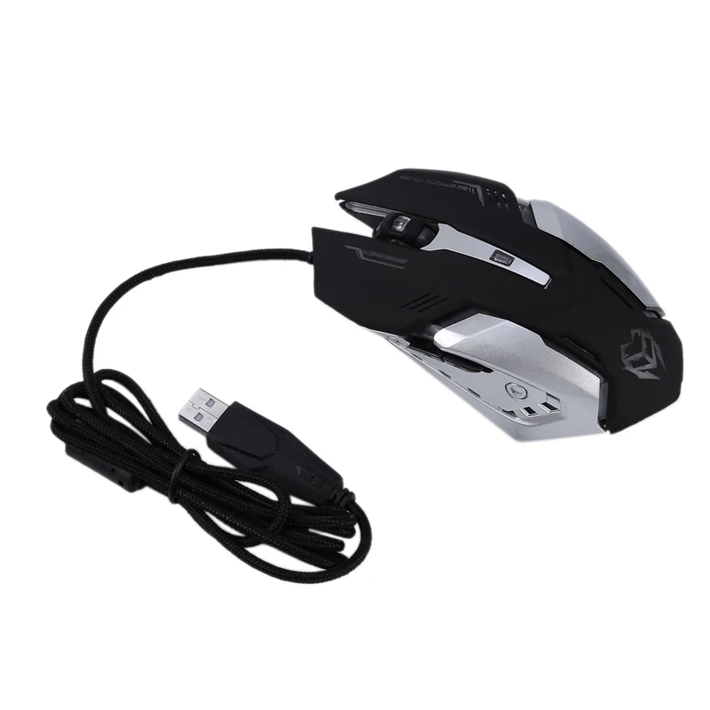 KINGANGJIA G500 сплав шасси блестящие ESports игровая мышь Проводная игровая мышь USB