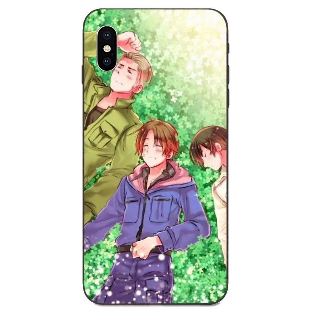 Сверхтонкая камера с мультипликационным рисунком Axis Powers Hetalia для Xiaomi Redmi Note 3 3S 4 4A