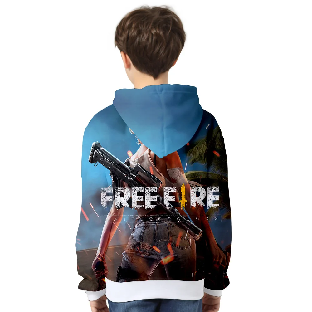 Fire Game 3D Hoodie boy 