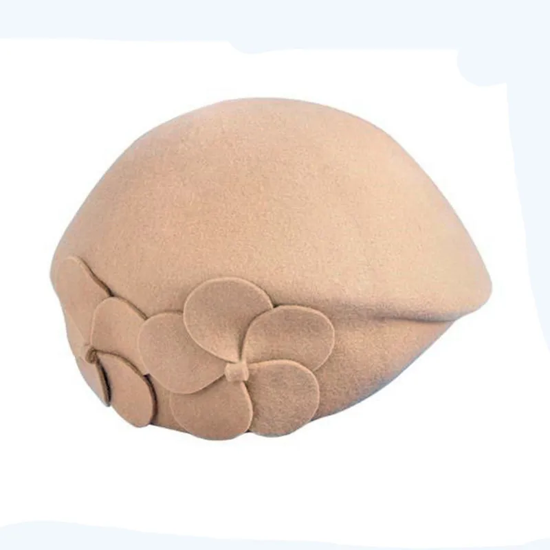 1 PC Fashion Autumn Women Beret Braided Baggy Beanie Crochet Hat Airline Stewardess Knitted Cap Warm Winter Hat Woolen Hats