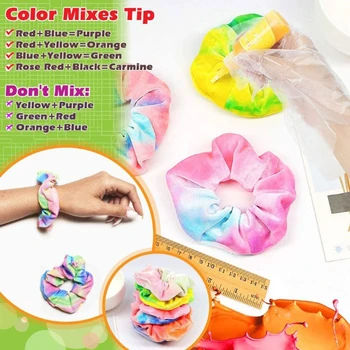 

DIY Tie Dye Kit Kids Tie Dye Art Set One-Step Adults Fabrics Dye Paints Supplies
