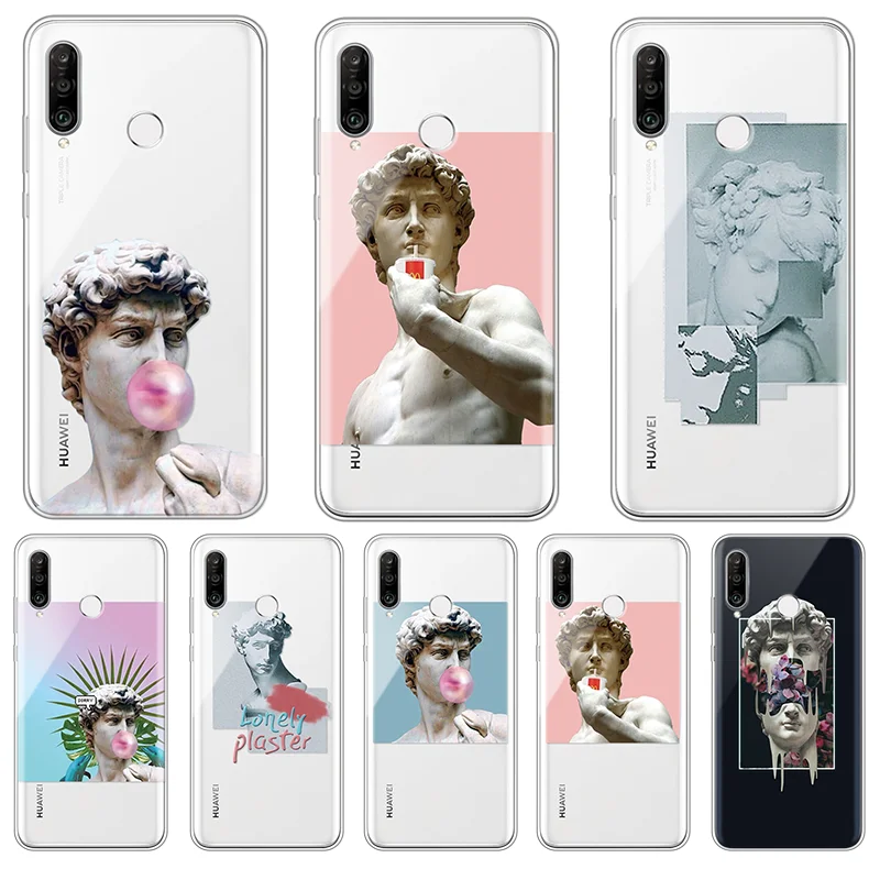 Забавный ТПУ чехол для телефона huawei mate 10 20 30 P20 P30 Pro P10 P9 Lite 2017 Fundas P Smart Plus 2019 Z Nova 6 SE