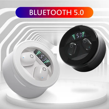 

NEWEST TWS Bluetooth V5.0 Wireless Headphones Mini Bass Earphone Headset Sports Earbuds With Charging Box Microphone