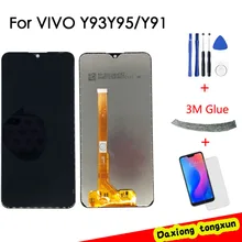 Para vivo y91 y91c y91i 1817 1814 display lcd com tela do painel de toque digitador vidro combo assembléia peças reposição 6 y95 y93