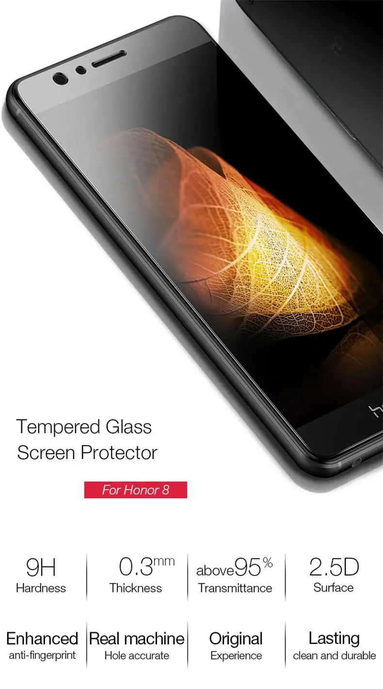 tempered glass for huawei honor 8 screen protector (1)