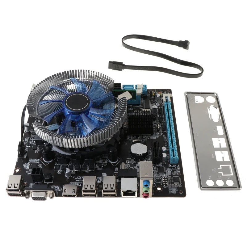 Материнская плата HM55 I3 I5 Lga 2021 1 комплект память 4G Fan настольная материнская Прямая