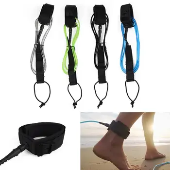 

Leg TPU Board Foot Rope 6ft 5.5mm Leash Surfboard Stand UP Strap