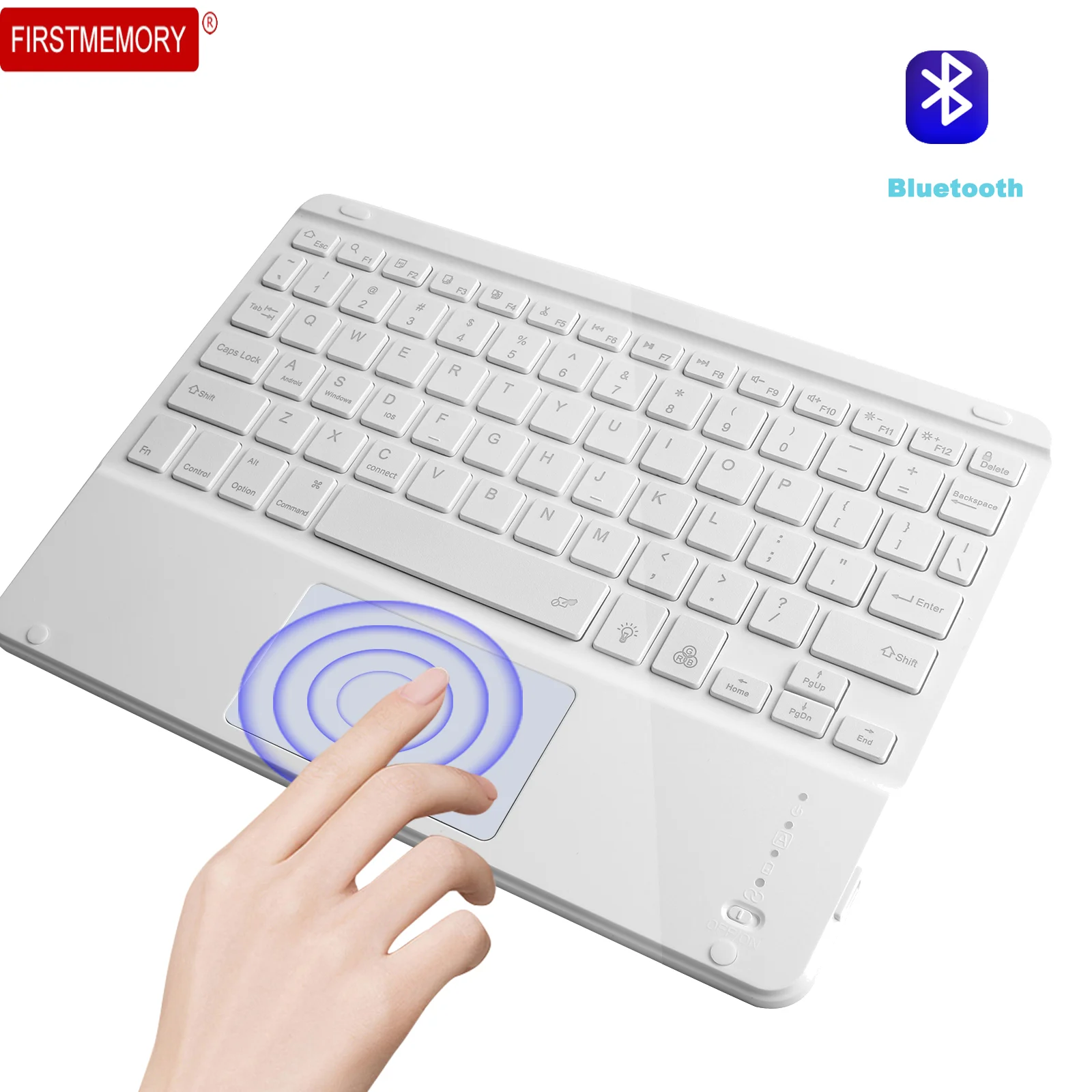 Портативная беспроводная мини-клавиатура ультратонкая Bluetooth-клавиатура со