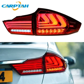 

Car Styling Taillight Tail Lights For Honda City Grace 2015 - 2018 Rear Lamp DRL + Dynamic Turn Signal + Reverse + BrakeLED