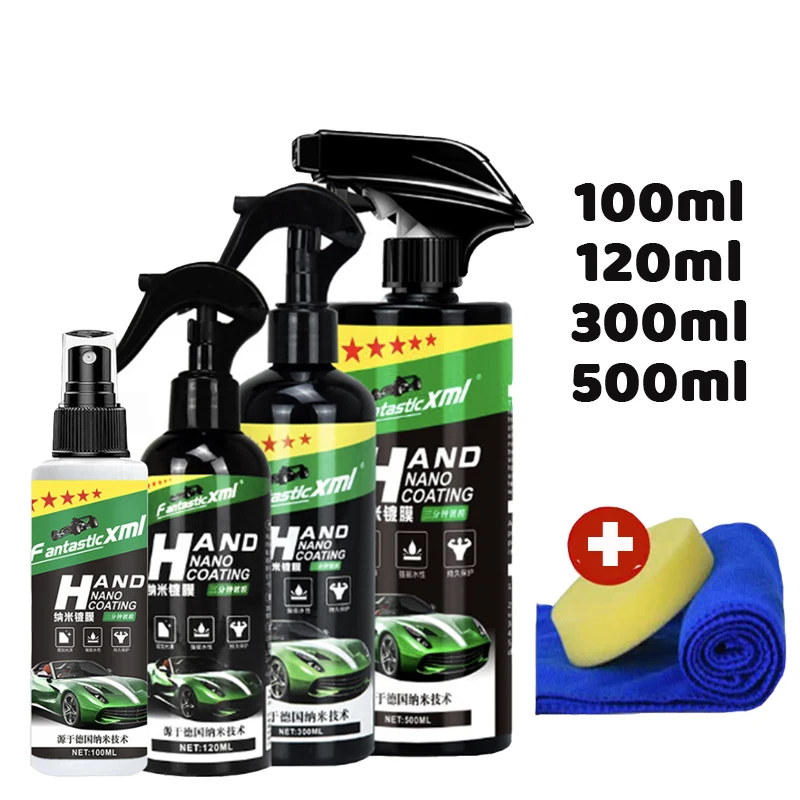 

Spray Ceramic Car Top Coating Sealant Repellent Nano Glass Polishing Plated Crystal Liquid Hydrophobic Coating Waterproof Agent