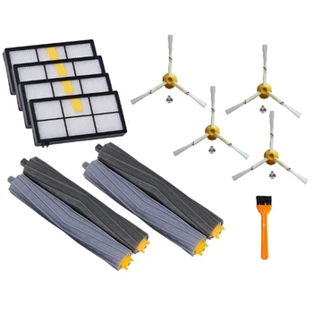 

for IRobot Roomba 800 900 Series 805 860 870 871 880 890 960 980 Vacuum Clean Replacement Parts Side Brush Filter, 13PCS