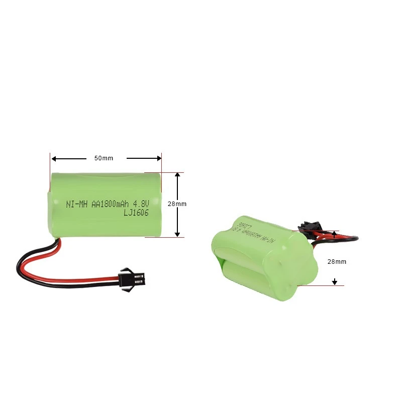 SM Plug) Ni-MH 4,8 v 1800mah батарея+ USB зарядное устройство для радиоуправляемых игрушек машинки танки роботы лодки пушки 4* AA 4,8 v перезаряжаемый аккумулятор