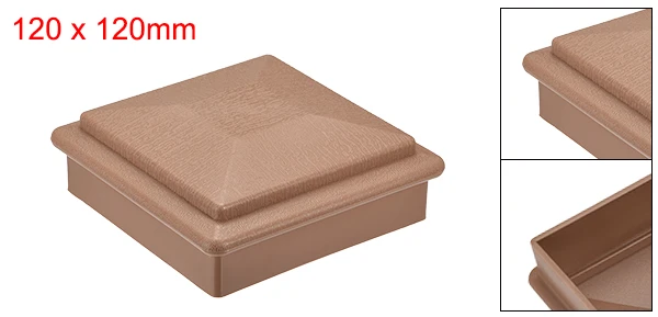 Light Yellow 4.7inch Uxcell плоская верхняя крышка столба для забора лестницы поручень 90x90/100x100/120x120/150x150 мм пластик 5 цветов коррозионно-стойкий - Цвет: Light Yellow 4.7inch