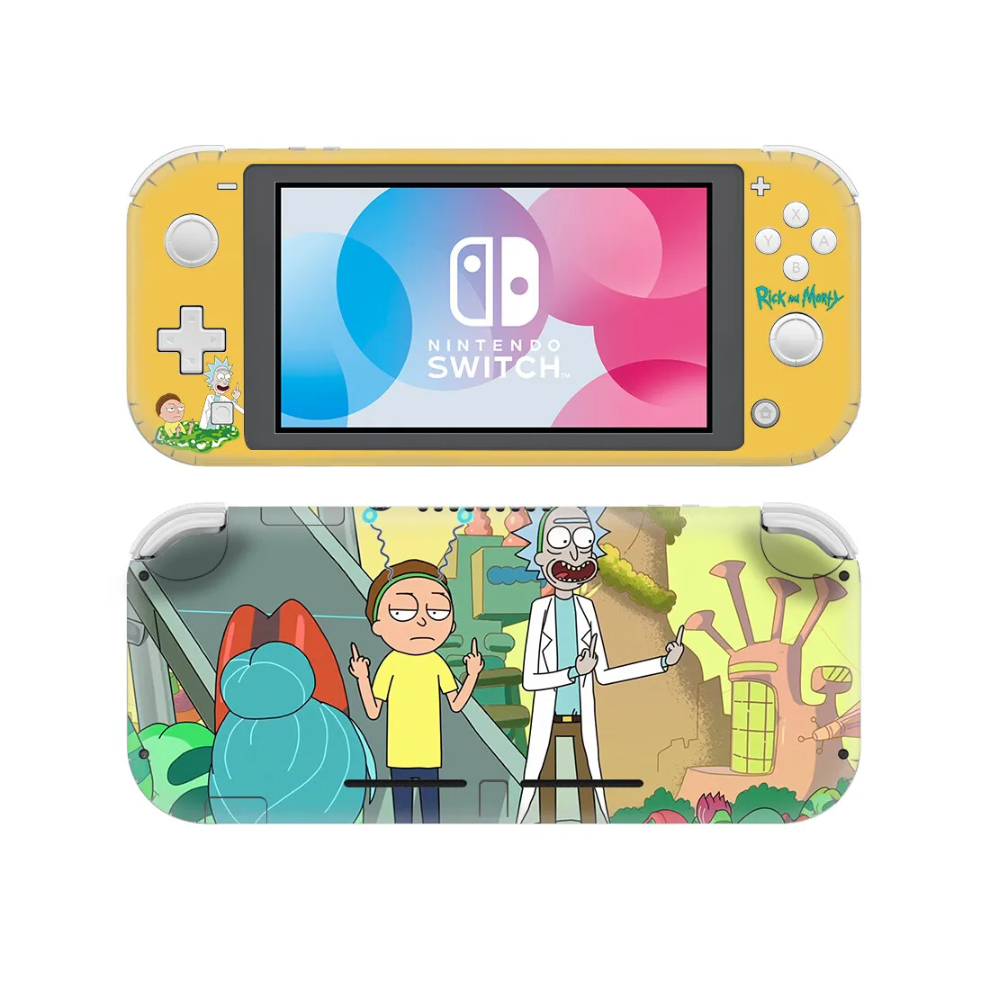Наклейка для кожи nintendo Switch Рик и Морти, чехол для nintendo Switch Lite, Защитная пленка для Kind Switch Lite, Виниловая наклейка для кожи